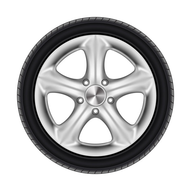 汽车车轮、轮胎用黑色橡胶，轮胎用星盘图片下载
