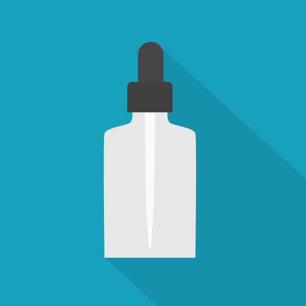 带吸管图标的瓶子图片下载