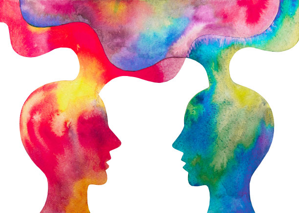 两个人之间的图画对话图片下载