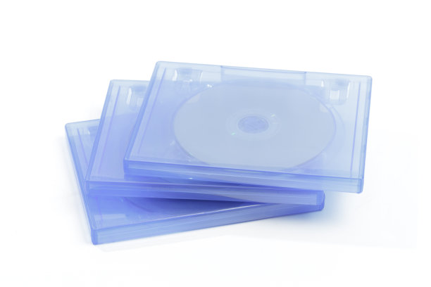 白色背景上的空容器特写镜头图片下载