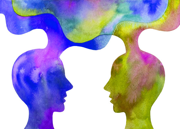 两个人之间的图画对话图片下载