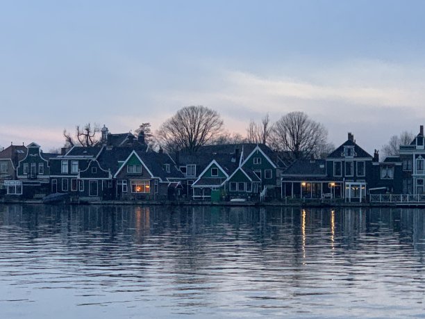 河边的日落图片下载