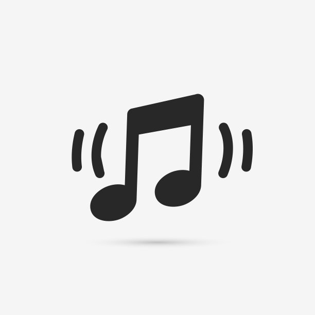 音乐笔记图标。图片下载