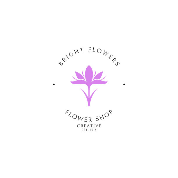 花店。抽象的番红花图片下载