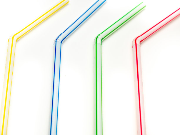 吸管孤立在白色背景上图片下载