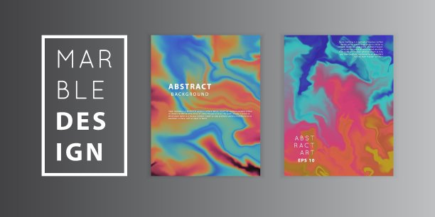 矢量彩虹色图案图片下载