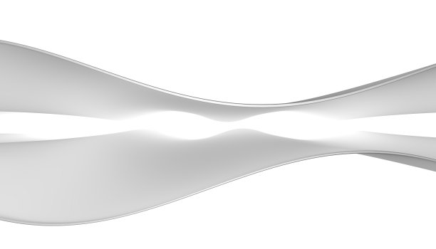 动画3d纹理波的绿松石颜色在白色的背景。图片下载