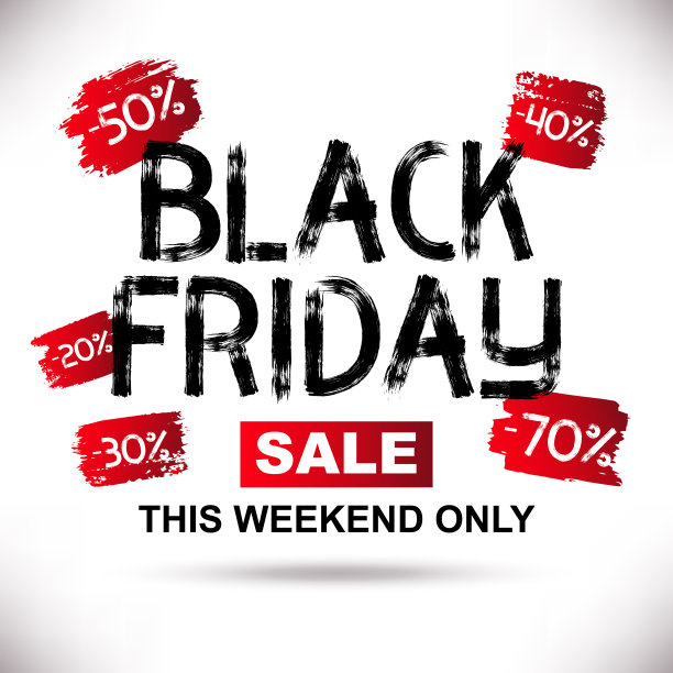 黑色星期五促销标语图片下载