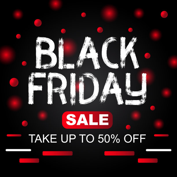 黑色星期五促销标语图片下载