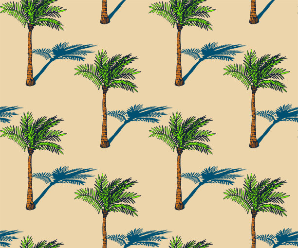 无缝夏日海滩图案。你好，夏天，假日概念。波普艺术。夏天的假期。矢量无缝模式插图图片下载