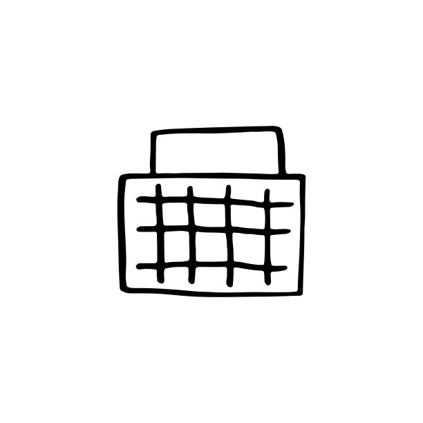 木制盒子为园艺矢量涂鸦线艺术插图图片下载