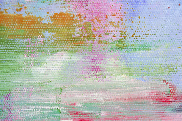 抽象的，柔和的，均匀的背景。粉色，蓝色，橙色。图片下载