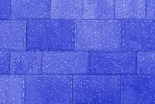 石材、砖经典的蓝色纹理背景。图片下载
