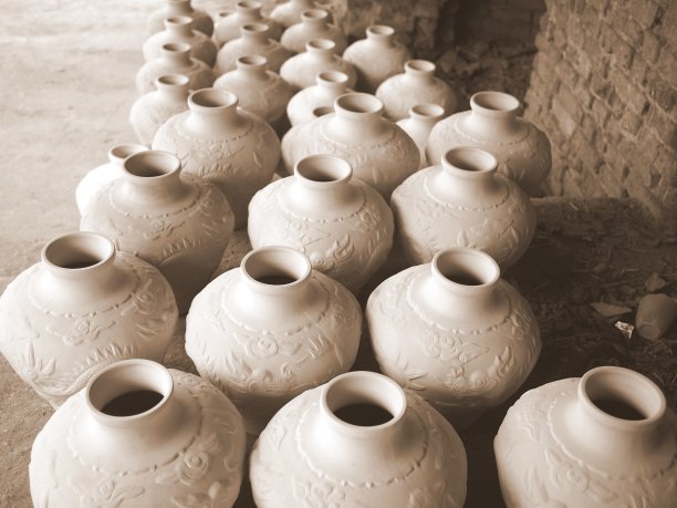 手工制作的陶器图片下载