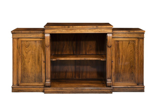 古董低木红木书柜图片下载