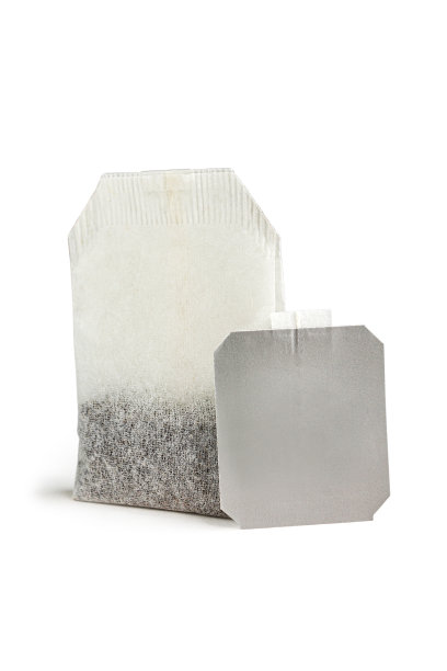 茶包孤立在白色图片下载