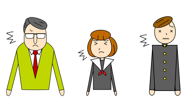 老师和学生的插图设置注意图片下载