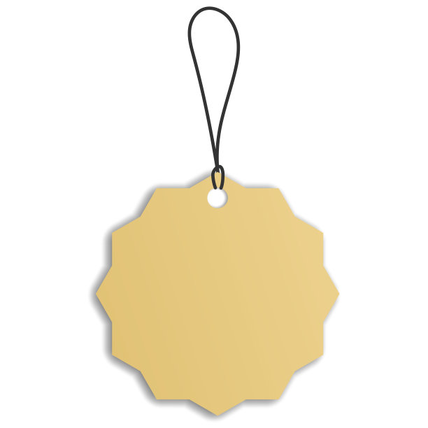 空白纸板价格标签用细绳标签图片下载