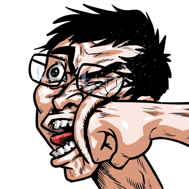 一个被打的商人图片下载