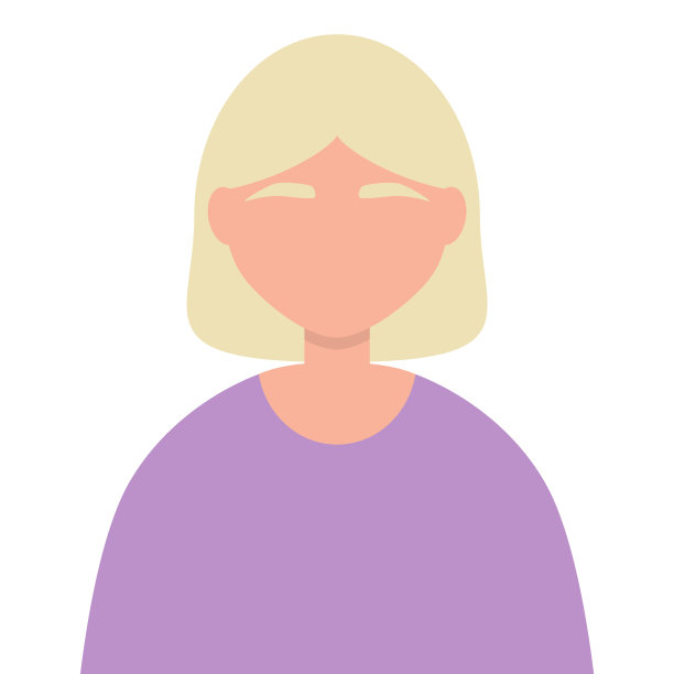 世界人民的友谊。欧洲女性的扁平设计孤立于白色之上。卡通矢量图图片下载