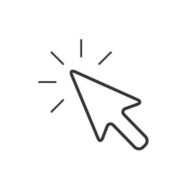 计算机鼠标光标图标的平面风格。箭头光标矢量插图在白色孤立的背景。计算机鼠标光标图标的平面风格图片下载