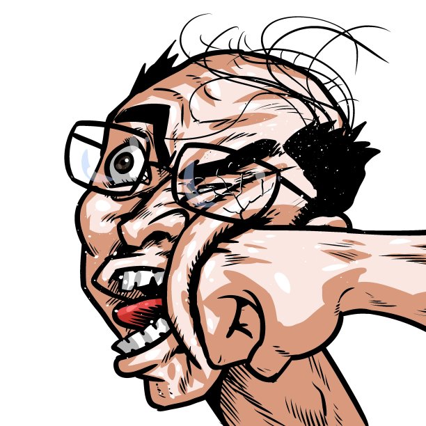 一个被打的商人图片下载