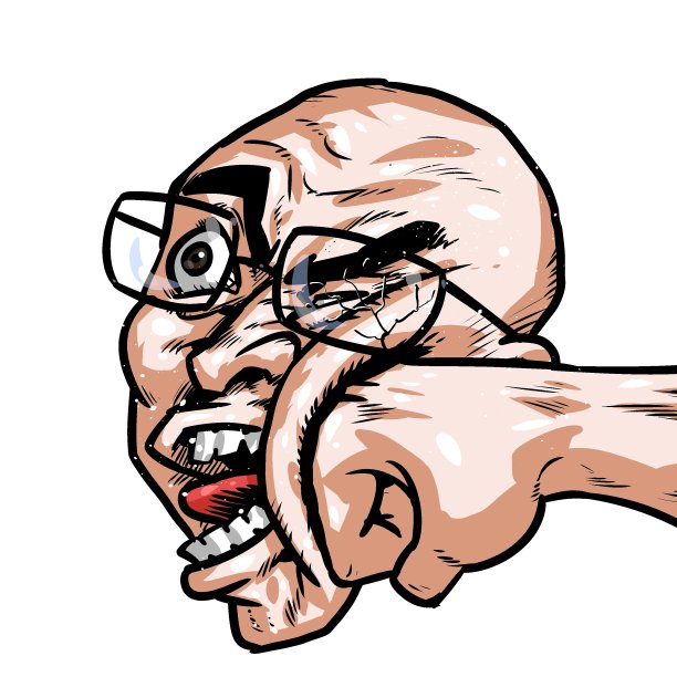 一个被打的商人图片下载