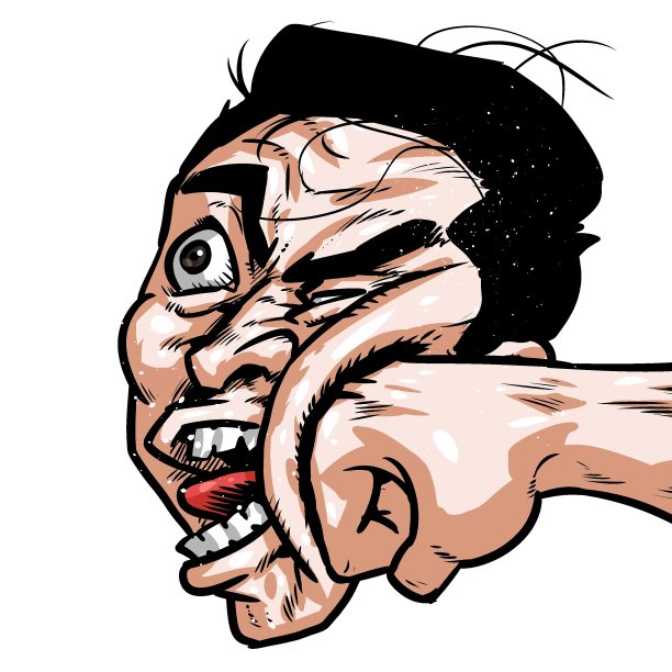 一个被打的商人图片下载