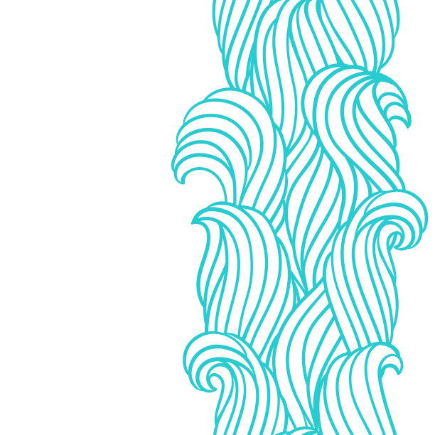 无缝的波型。背景与海，河或水纹理。图片下载