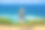 爸爸和儿子在海滩上的悬崖上旅行。空荡荡的天堂海滩，印度尼西亚巴厘岛的蓝色海浪。Suluban和Nyang Nyang的地方。和孩子一起旅行的概念图片下载