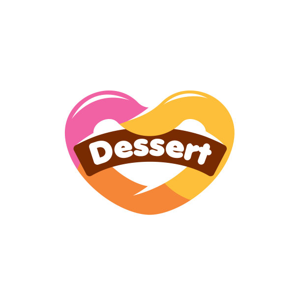 以甜食的形式签名。矢量插图。图片下载