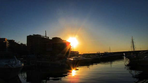 黎巴嫩的日落图片下载