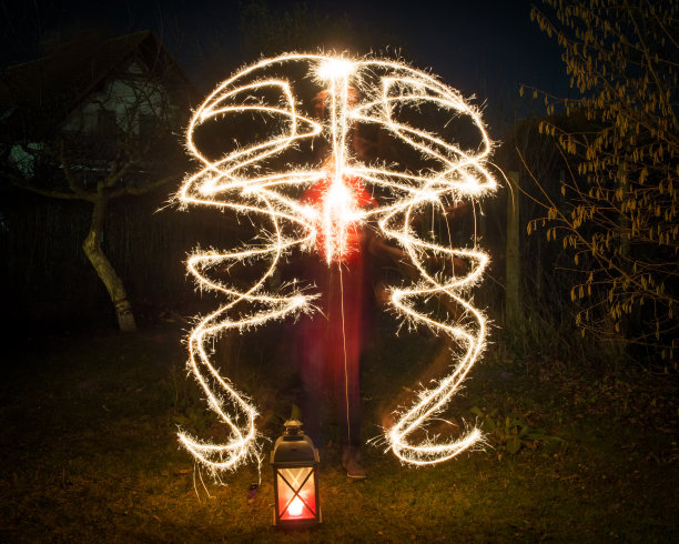 摘要烟花明星圣诞节图片下载