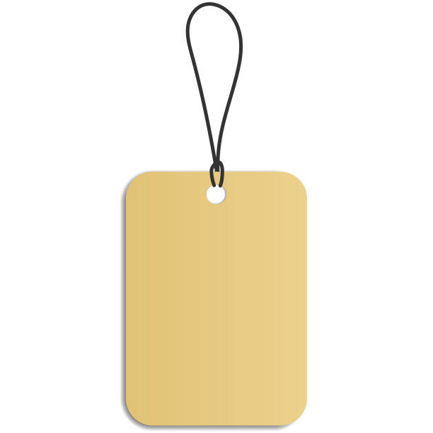 空白纸板价格标签用细绳标签图片下载