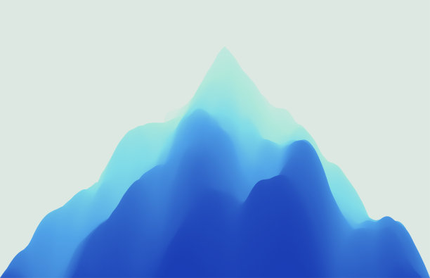 山的风景。多山的地形。矢量插图。抽象的背景。图片下载