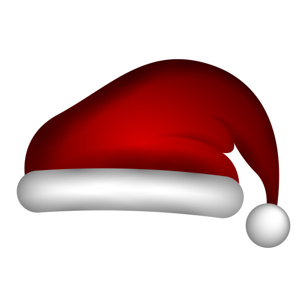 圣诞老人的帽子素材图片