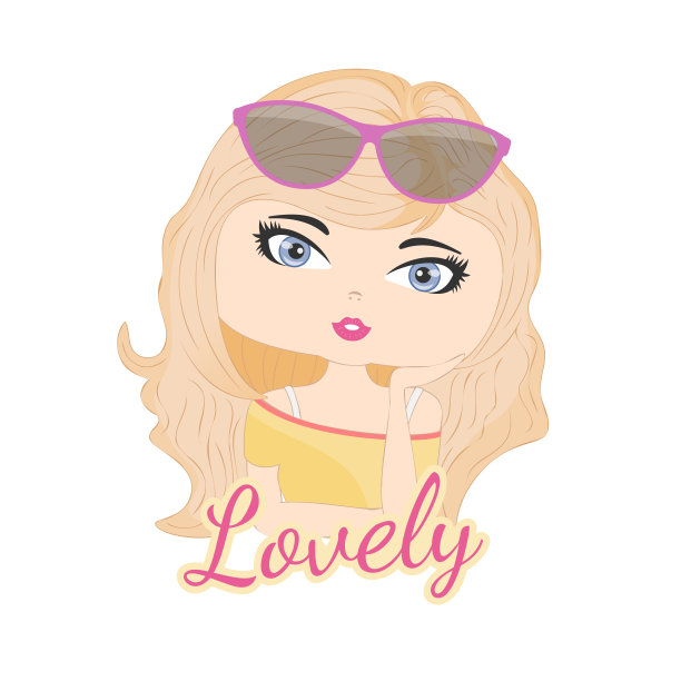 可爱的小女孩被孤立在白色的背景上。图片下载