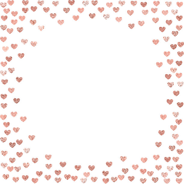 背景与五彩缤纷的心图片下载