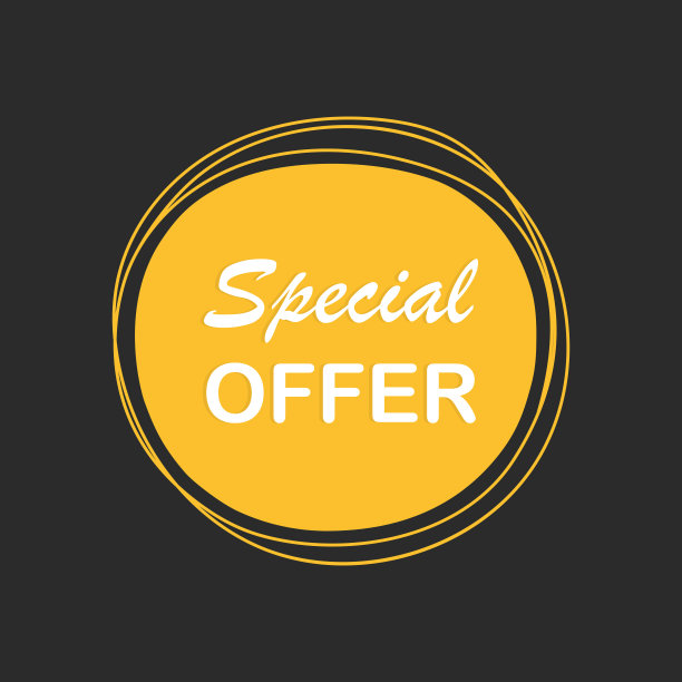 特别优惠，彩色标签的问候和促销。横幅和贴纸设计图片下载