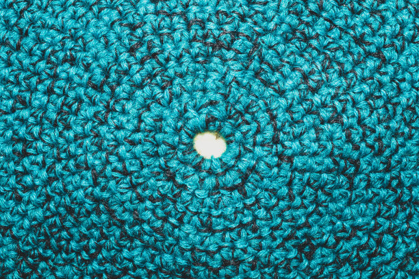 蓝色针织羊毛纹理背景图片下载