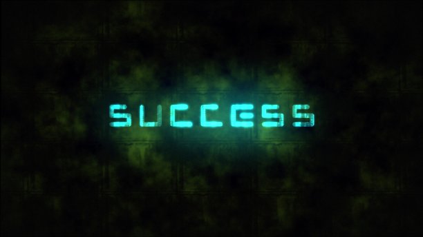 Techno SUCCESS文本动画图片下载
