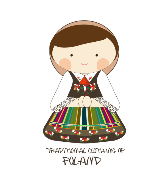 波兰传统服饰图片下载