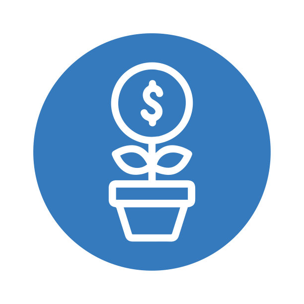 美元不断增长的图标图片下载