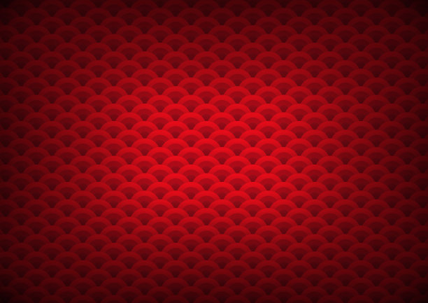 红色梯度中国波抽象背景素材图片