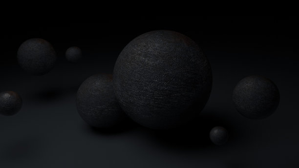 抽象背景与3d球体图片下载