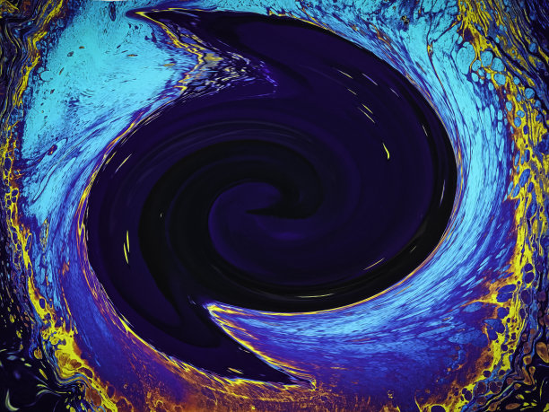 抽象生动多彩的漩涡形象，宇宙图片下载