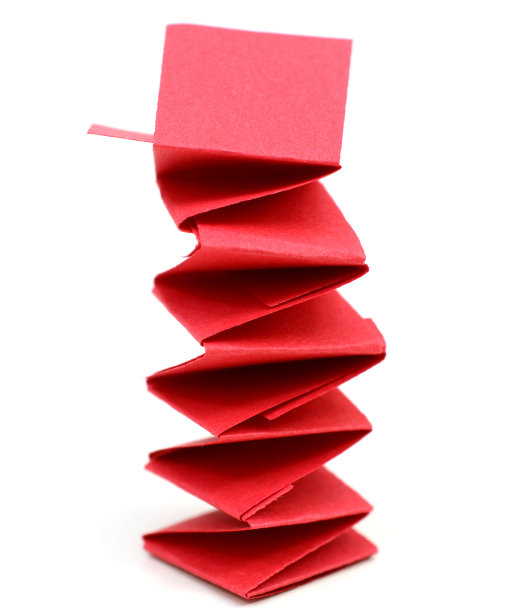 一种图案结构折叠纸装饰图片下载