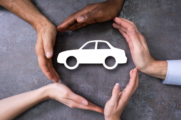 手保护汽车外形图片下载