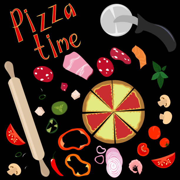 披萨。图片下载