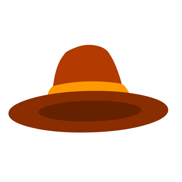 带腰带的棕色帽子图片下载